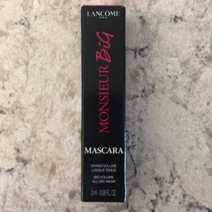 4/$14 Lancôme Monsieur Big Mascara, 01 Big is the New Black, travel size, NEW